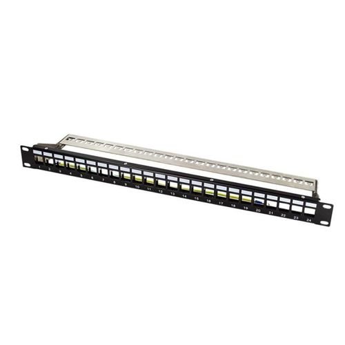 Patchpanel19for24keystonejacksLogilinkNK4058