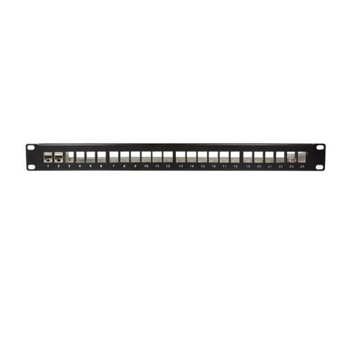 Patchpanel19for24keystonejacksLogilinkunloadedNK4042