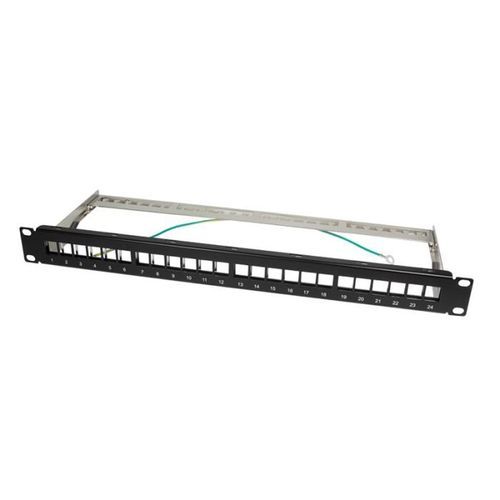 Patchpanel19for24keystonejacksLogilinkunloadedNK4042