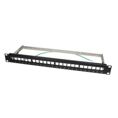 Patchpanel19for24keystonejacksLogilinkunloadedNK4042