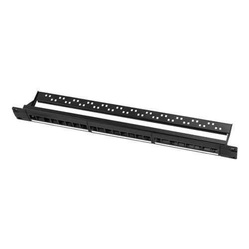 Patchpanel19for24keystonejacksLogilinkunloadedNK4065
