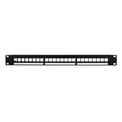 Patchpanel19for24keystonejacksLogilinkunloadedNK4065