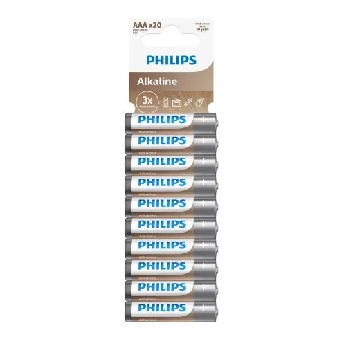 PhilipsLR03A20T.GRSAAAENTRYALKALINE20FOIL