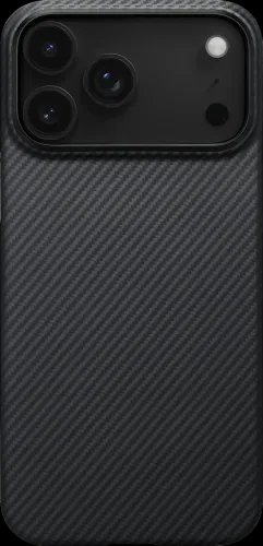 PitakaUltra-SlimCaseAppleiPhone17ProBlackGrey