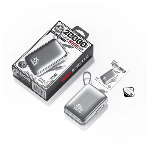 PowerBank20000mAhPD45WWKWP-502USB-CLightning