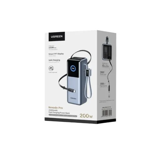 PowerBank25000mAhPD200WUGREENPB72875702B22USB-C