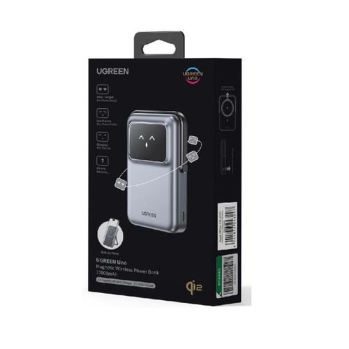 PowerBankMagneticWirelessUGREEN10000mAh20WQi2.0PDx1PB76445329Grey
