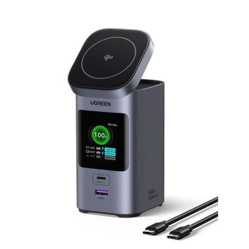 PowerBankMagneticWirelessUGREEN20000mAh145WQi2.0PDx2QC3.0x1PB77135527B