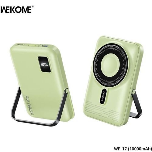 PowerBankMagneticWirelessWK10000mAh20WPDx1GreenWP-17
