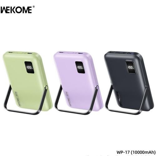 PowerBankMagneticWirelessWK10000mAh20WPDx1GreenWP-17