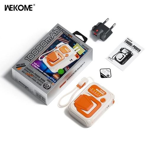 PowerBankMagneticWirelessWK10000mAh225WPDx1QC3.0x1BlackWP-89