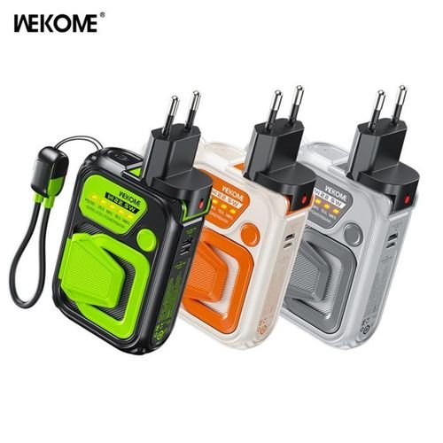 PowerBankMagneticWirelessWK10000mAh225WPDx1QC3.0x1BlackWP-89