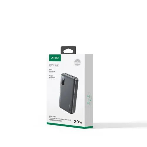 Power Bank UGREEN 20000mAh 20W PDx1 QC3.0x2 PB312 25683