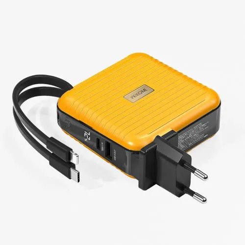 Power Bank WK 15000mAh 225W QC3.0x1 Yellow WP-20