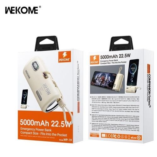 PowerBankWK5000mAh225WPDx2BeigeWP-19