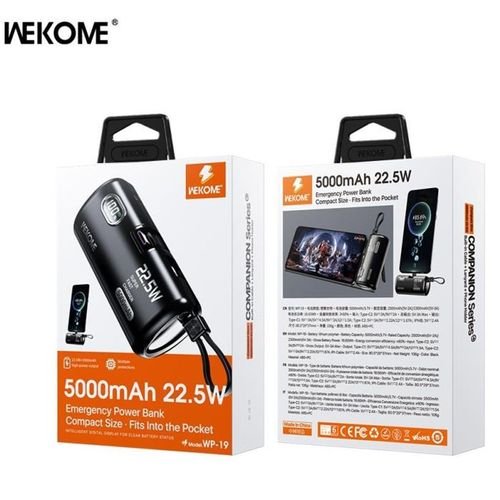 PowerBankWK5000mAh225WPDx2BlackWP-19