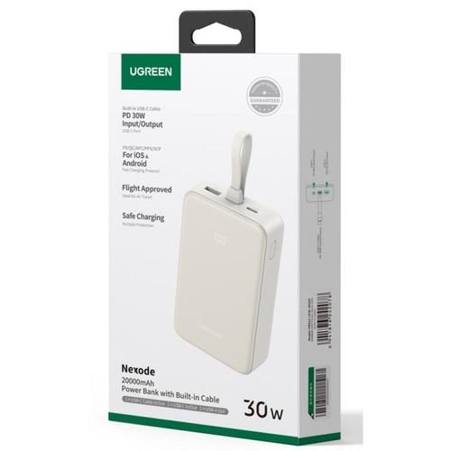 PowerBankWirelessUGREEN20000mAh20WPDx1QC3.0x1PB50535340White