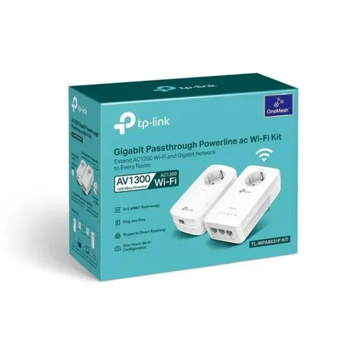 Powerline TP-Link TL-WPA8631P Kit v3 AV1300 Starter Wi-Fi Kit
