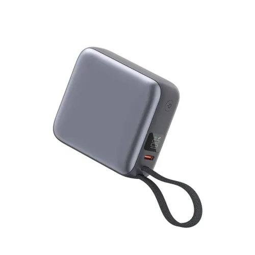 QCYPB10CGrey10000mAh35WPDfastchargepowerbank-DigitalDisplayFireproofABSPC