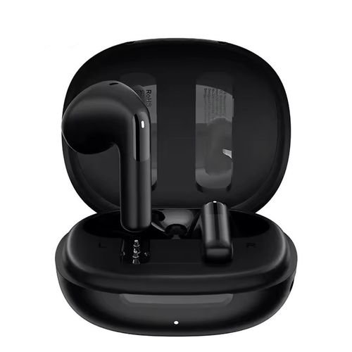 QCYAilyBudsE10BlackHiresAudioLDACSemi-EarTWS4micsENC13mmdynamicdriverIPX435h