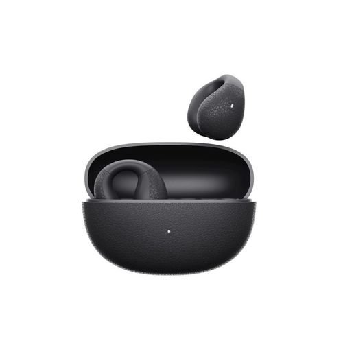 QCYCrosskyC10BlackOpenEarTPUEarclipIPX5CallNoiseReductionBT5.4Earbuds30h
