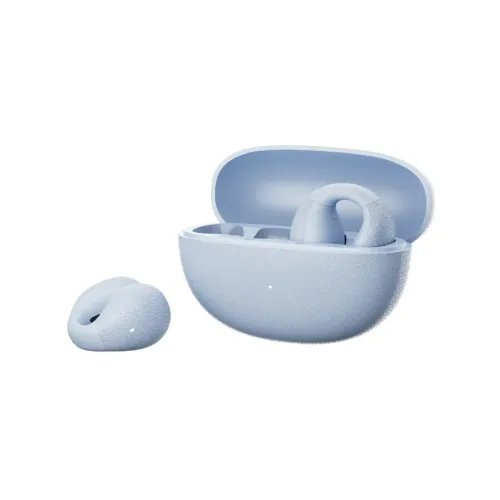 QCYCrosskyC10BlueOpenEarTPUEarclipIPX5CallNoiseReductionBT5.4Earbuds30h