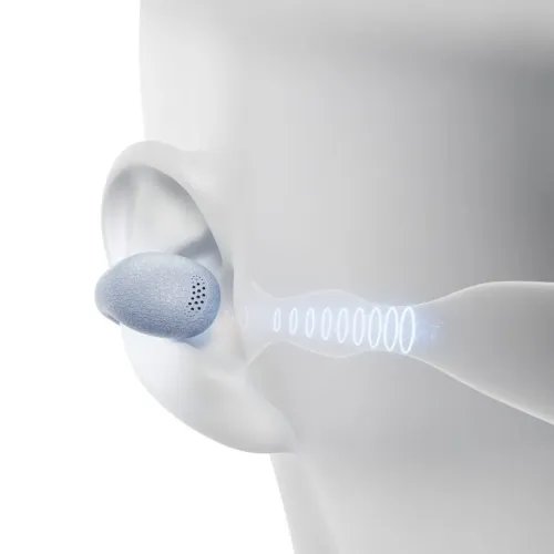 QCYCrosskyC10BlueOpenEarTPUEarclipIPX5CallNoiseReductionBT5.4Earbuds30h