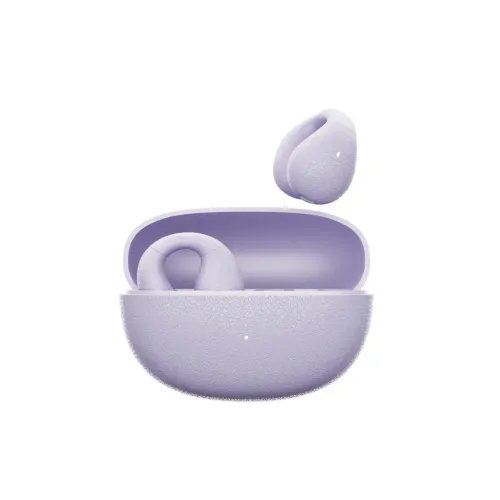 QCYCrosskyC10PurpleOpenEarTPUEarclipIPX5CallNoiseReductionBT5.4Earbuds30h