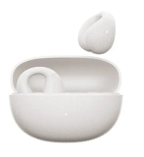 QCYCrosskyC10WhiteOpenEarTPUEarclipIPX5CallNoiseReductionBT5.4Earbuds30h