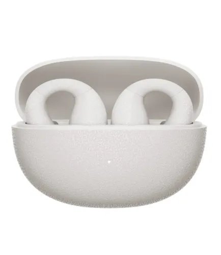 QCYCrosskyC10WhiteOpenEarTPUEarclipIPX5CallNoiseReductionBT5.4Earbuds30h