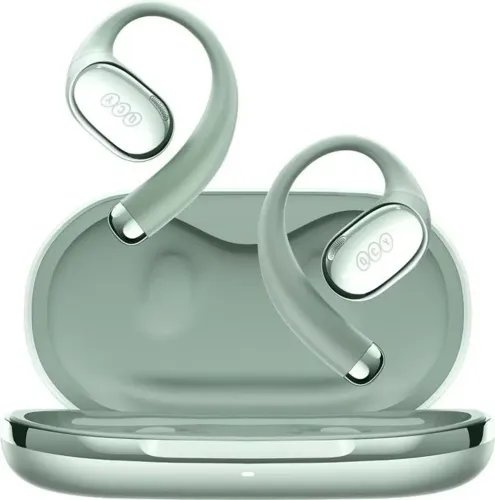 QCYCrosskyR70GreenCT-02OpenEarWirelessHeadphonesBT6.0SBCAACLDAC52hoursHi-ResAudio