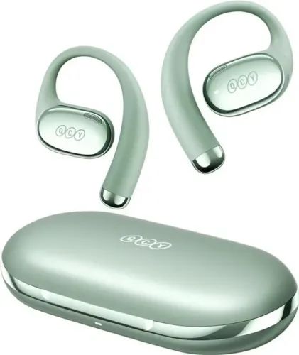 QCYCrosskyR70GreenCT-02OpenEarWirelessHeadphonesBT6.0SBCAACLDAC52hoursHi-ResAudio
