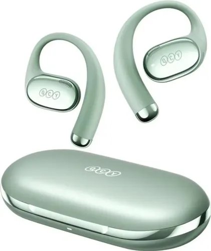 QCYCrosskyR70GreenCT-02OpenEarWirelessHeadphonesBT6.0SBCAACLDAC52hoursHi-ResAudio