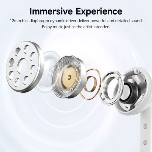 QCYMelobudsN50ANCWhite-45dbANCTWSSemi-EarEarbuds6micENCIPX4BT5.4