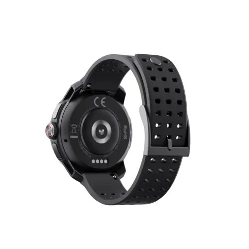 QCYTrackS10WatchBlack143AMOLEDHDDualBand6SatGPSGyroscopeGeomagnetometer