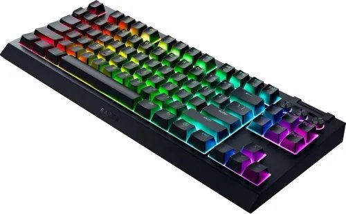 RAZERBlackwidowV4TKLHYPERSPEEDUKLayout-RGBWirelessHot-SwapKeyboard-OrangeTactileSwitc