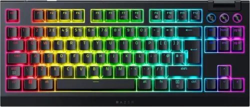 RAZERBlackwidowV4TKLHYPERSPEEDUKLayout-RGBWirelessHot-SwapKeyboard-OrangeTactileSwitc