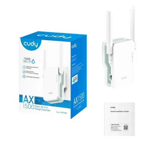 RangeExtenderCudyRE1500WiFi6AX1500MeshDual-Band