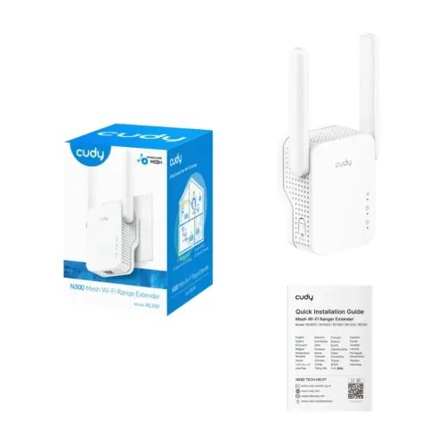 RangeExtenderCudyRE300WiFiN300Mesh