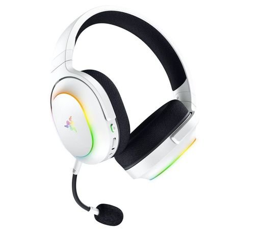 RazerBARRACUDAXWHITEChroma-RGBWirelessBluetooth-PCPS5SwitchAndroidGamingHeadset
