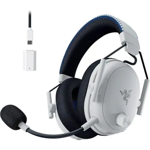 RazerBLACKSHARKV3PROPLAYSTATIONWhite-ANCWirelessGamingHeadset-48hBat.-2.4GHzBTUSB