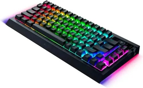 RazerBLACKWIDOWV475ProWirelessMechanicalRGBGamingKeyboard-Hot-Swappable-OrangeSwitche