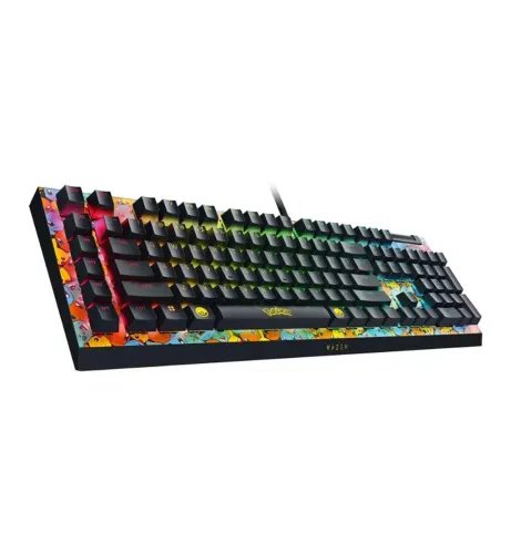 RazerBLACKWIDOWV4XPokemonKantoStartersEd.-RGBGamingMechanicalKeyboard-GreenSwitch