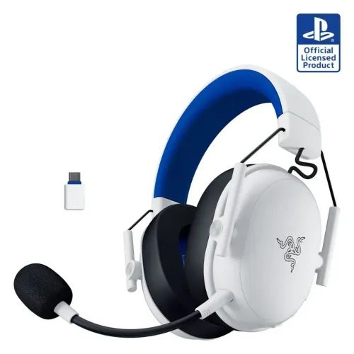 RazerBlackSharkV3XHyperspeedLicensedforPlayStation-White-WirelessHeadset-2.4GhzBTUSB
