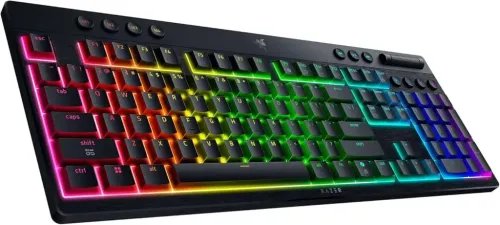 RazerBlackWidowV4LowProfileHyperSpeed-WirelessBluetoothRGBGamingKeyboard-OrangeSwitch