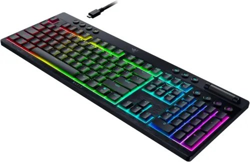 RazerBlackWidowV4LowProfileHyperSpeed-WirelessBluetoothRGBGamingKeyboard-OrangeSwitch