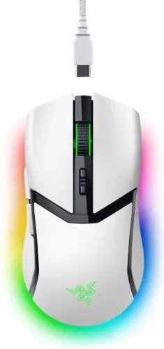 Razer COBRA PRO WHITE - Wireless Gaming Mouse - 30000 DPI - RGB UNDERGLOW - Bluetooth 2.4Ghz - 77g