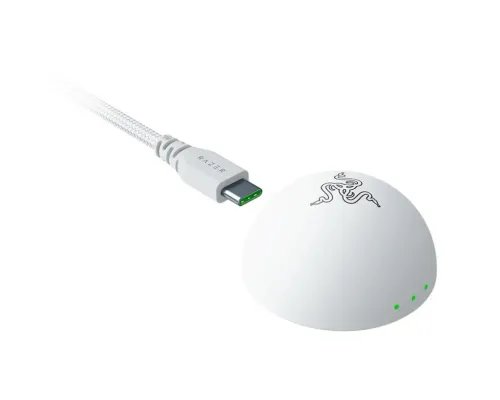 RazerDEATHADDERV4PROWHITE-57gWirelessGamingMouse-Ergonomic-120HoursBattery-45KDPI