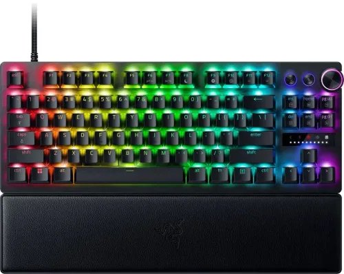 RazerHUNTSMANV3PROTENKEYLESS8KHzANALOG-8KPollingRate-RGBOpticalGamingKeyboard-Rapid