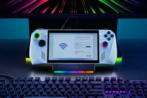 RazerHandheldDockChroma-SteamDeckSwitch2SmartphonesTablets-USBCUSBAHDMIGbE100W